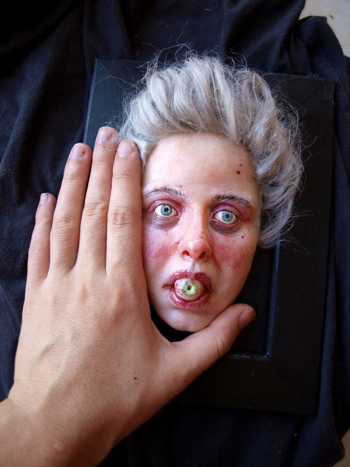 I Sculpt Faces Of Polymer Clay