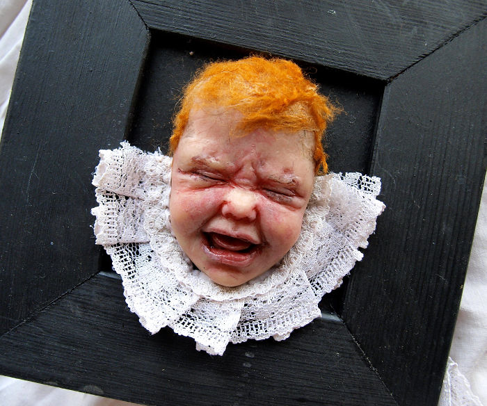 I Sculpt Faces Of Polymer Clay