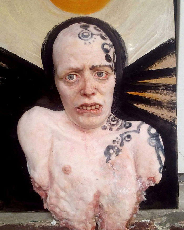 I Sculpt Faces Of Polymer Clay