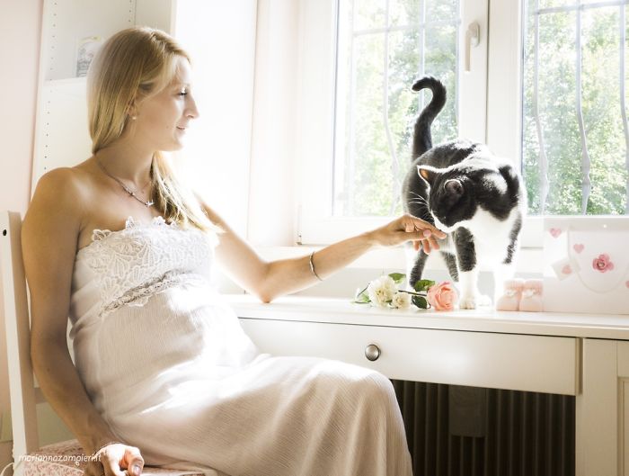 I Photograph Mommies-To-Be With Their Cats To Fight Prejudices I Photograph Mommies-To-Be With Their Cats To Fight Prejudices