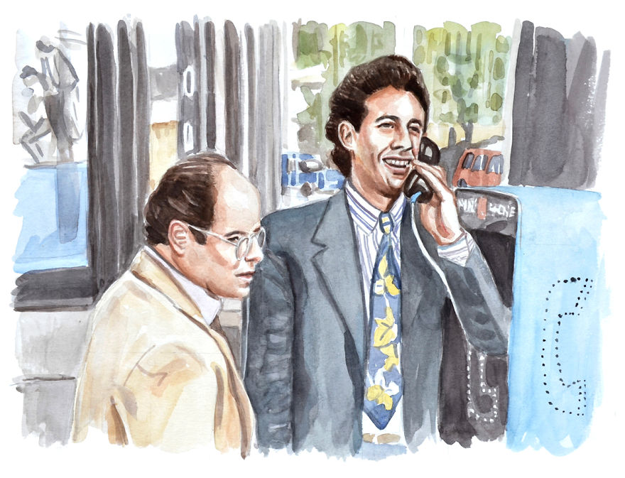 I Made Paintings Of People On The Phone I Made Paintings Of People On The Phone