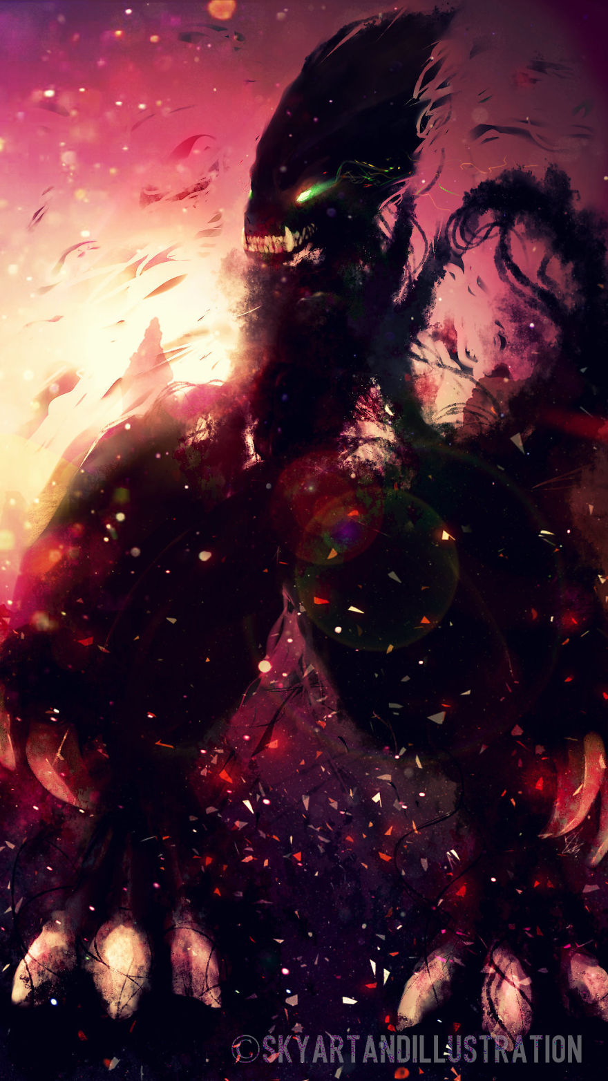 My First Experiences Drawing Shadow Monsters