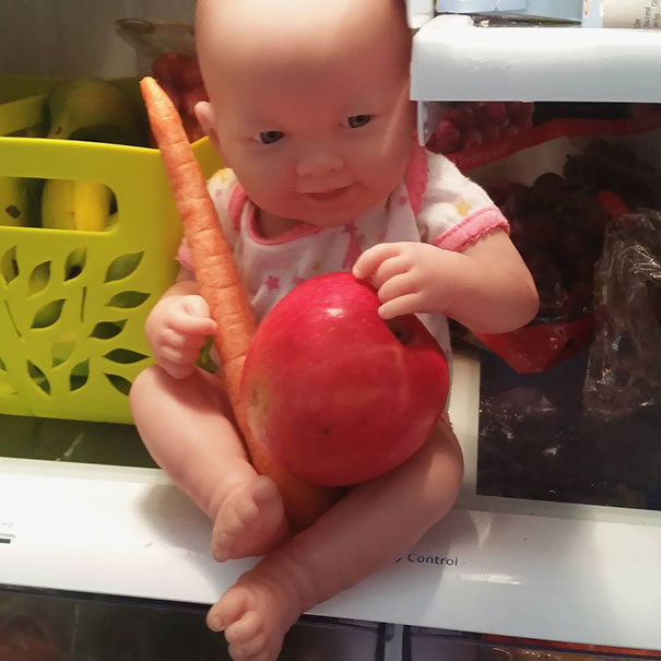 Why The Hell Is This In My Refrigerator? Because Kids. Kids Who Want To Give Me A Heart Attack
