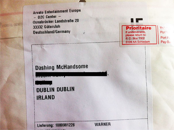 This Is What Happened When I Told My Little Brother That He Didn't Have To Use His Real Name When Ordering Something Online