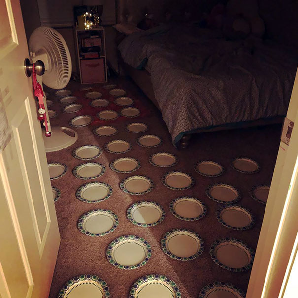 The Pranks Between Jeremy And The Girls Are Ongoing, But They Are Trying To Top Each Other. He Covered Their Floors In Paper Plates While They Slept
