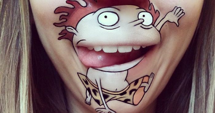 Makeup Artist Turns Her Lips Into Cute Pop Culture Characters (New Pics)Makeup Artist Turns Her Lips Into Cute Pop Culture Characters (New Pics)