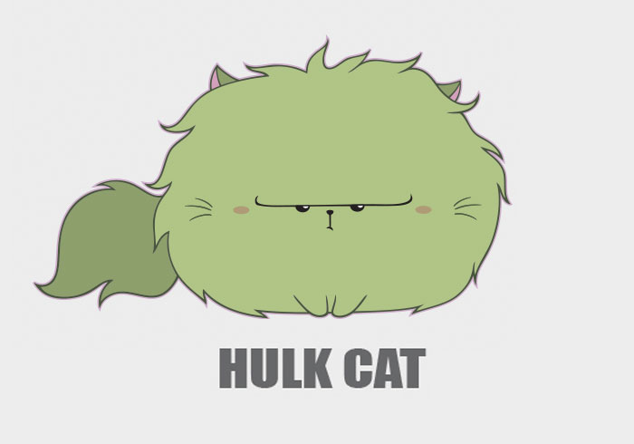 I Drew Marvel Characters As Cute Kitties