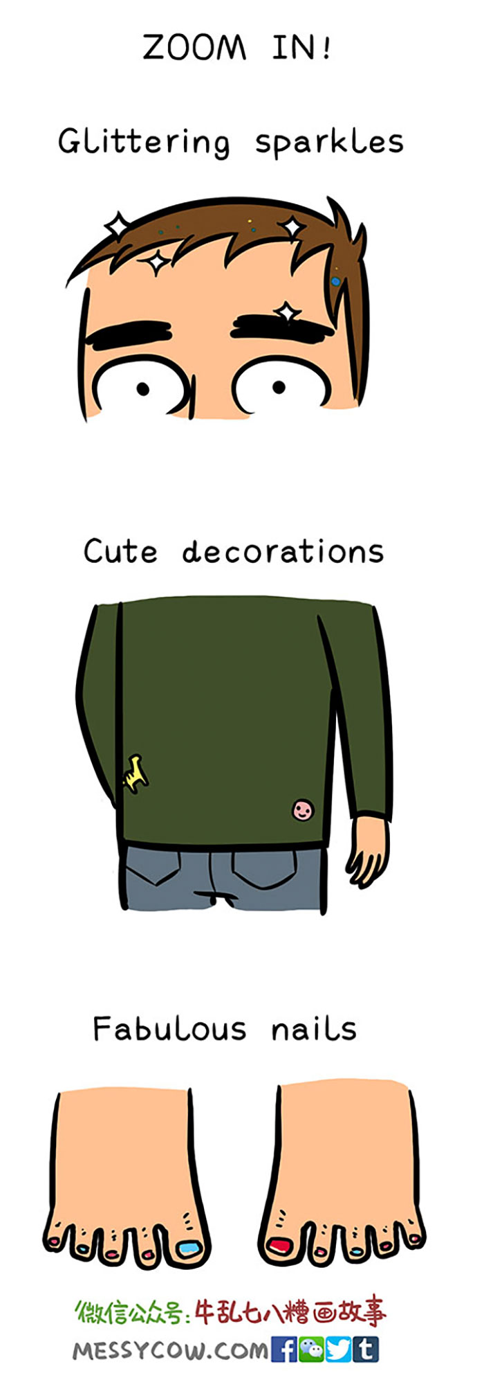 Wife Illustrates What Happened To Her Husband After Having Kids, Shows It's Not Only Moms That Change