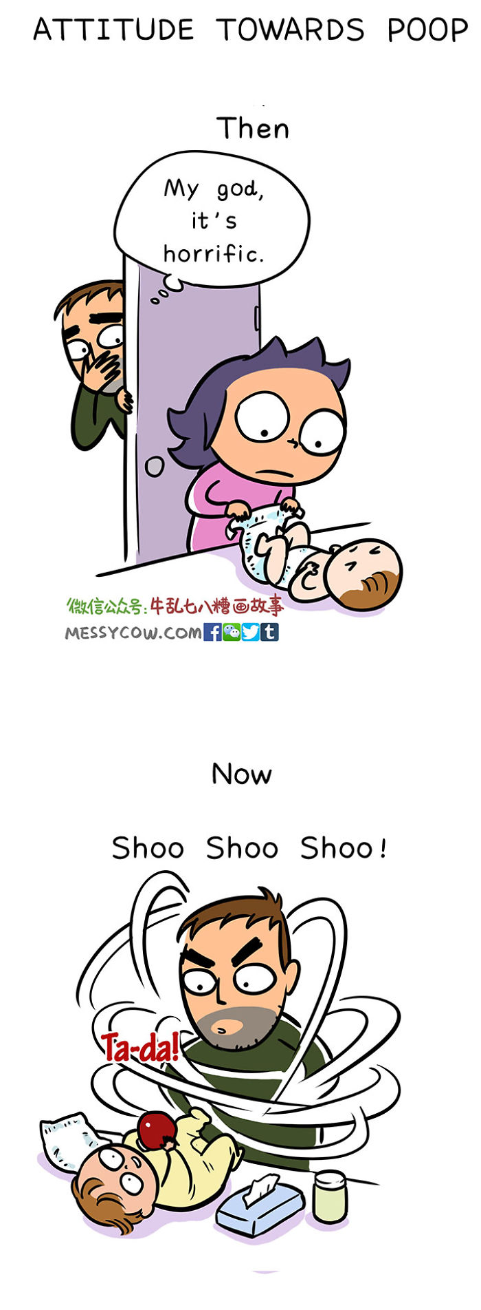 Wife Illustrates What Happened To Her Husband After Having Kids, Shows It's Not Only Moms That Change Wife Illustrates What Happened To Her Husband After Having Kids, Shows It's Not Only Moms That Change