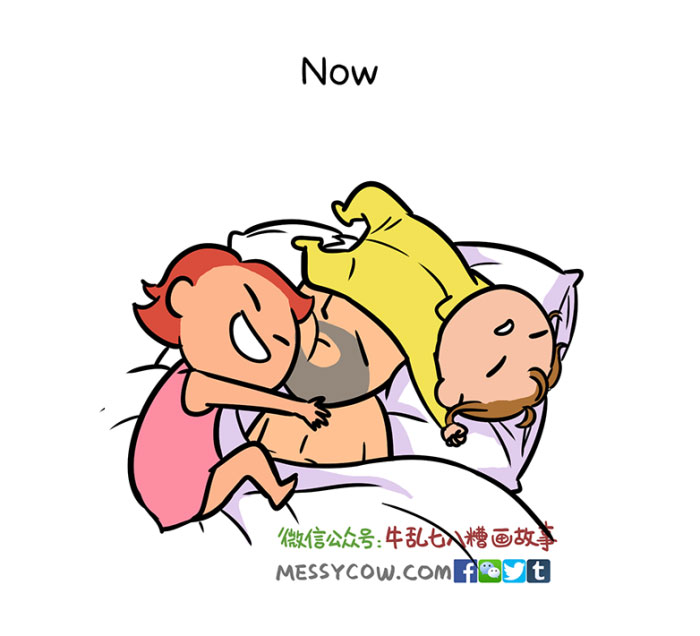 Wife Illustrates What Happened To Her Husband After Having Kids, Shows It's Not Only Moms That Change Wife Illustrates What Happened To Her Husband After Having Kids, Shows It's Not Only Moms That Change