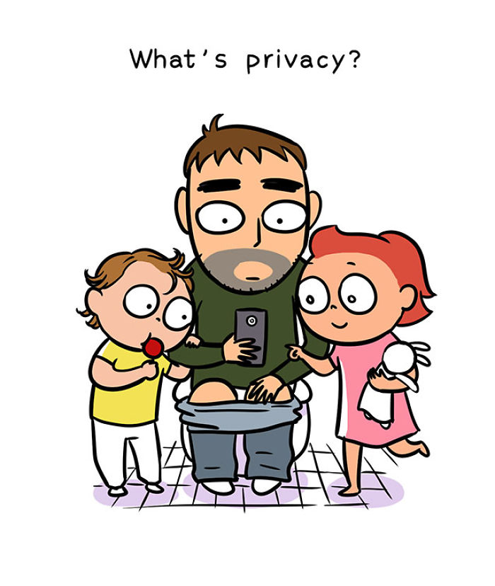 Wife Illustrates What Happened To Her Husband After Having Kids, Shows It's Not Only Moms That Change