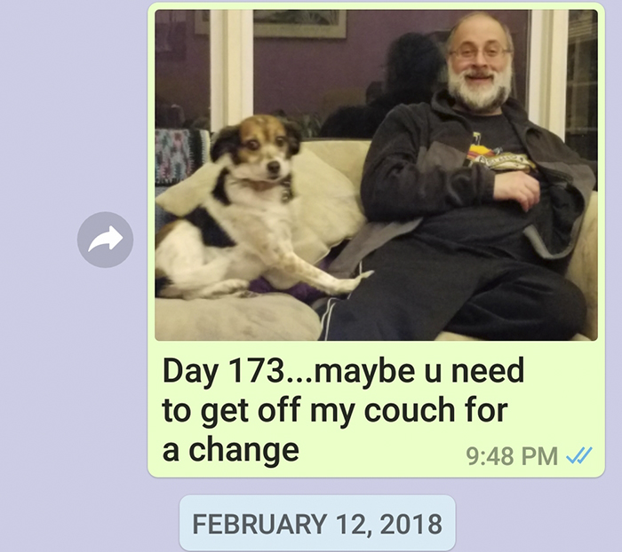 Mother Sends Her Son Pictures Of His Dog Everyday And The Reason Will Melt Your Heart Mother Sends Her Son Pictures Of His Dog Everyday And The Reason Will Melt Your Heart