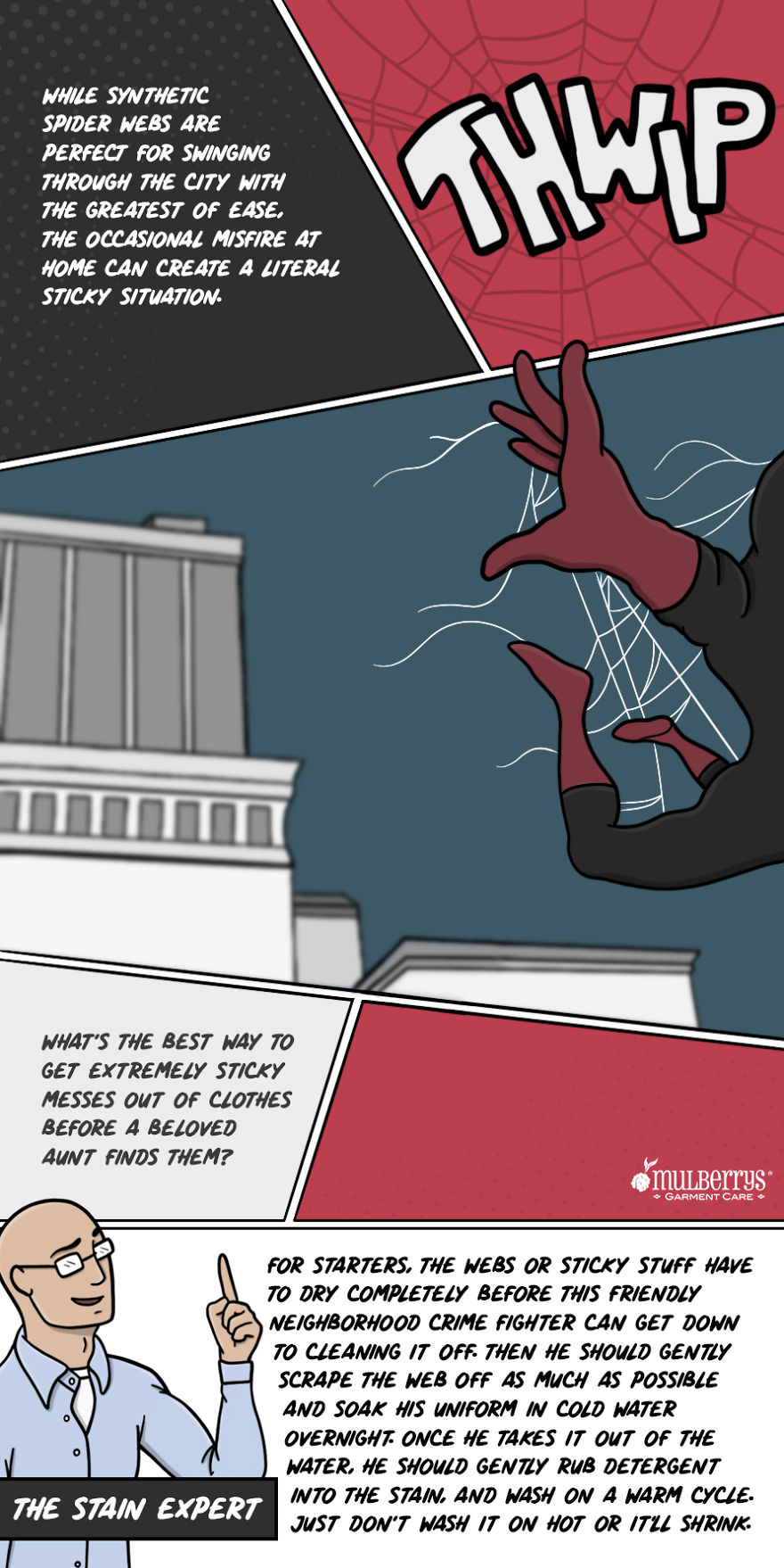 Artist Creates Gorgeous Comics Describing How Superheroes Should Clean Their Costumes