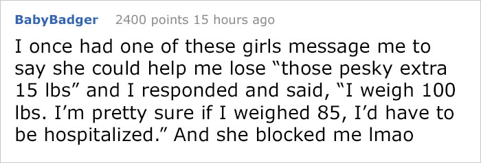 Someone Just Messaged This Woman Saying She Needs To Lose Weight, Probably Regrets It After Her Response Someone Just Messaged This Woman Saying She Needs To Lose Weight, Probably Regrets It After Her Response