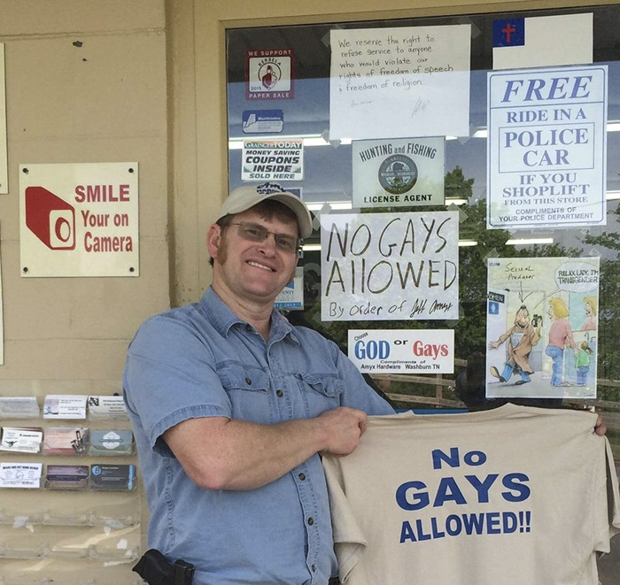 This Guy Tried To Ban Gay People From Entering His Store And It Backfired Hilariously This Guy Tried To Ban Gay People From Entering His Store And It Backfired Hilariously