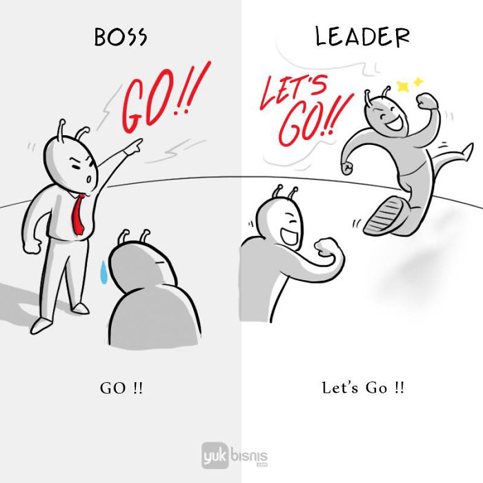 The Real Difference Between A Boss And A Leader Explained In 8 Illustrations