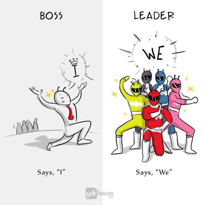 The Real Difference Between A Boss And A Leader Explained In 8 Illustrations