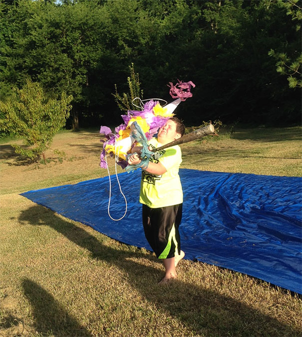 My Friend's Kid The Moment The Piñata Rope Broke