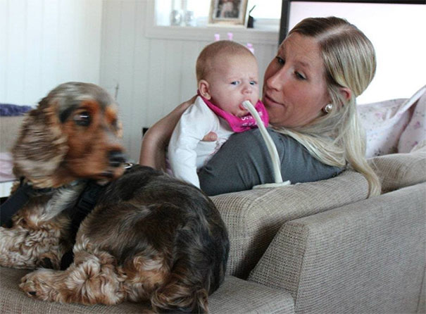 Friend's Baby Burping Session Yilded... Well, A Result Anyway