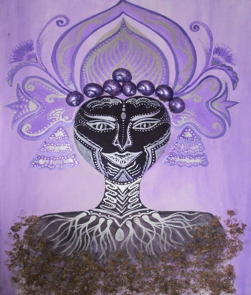 I Paint My Very Own Ideas With Acrylics On Canvas In A Different Way