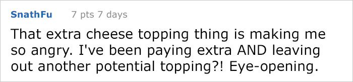 Top Pizza Chain Employee Thinks His Job Is Sh*t, Reveals 10 Secrets Pizza Companies Don't Tell You Top Pizza Chain Employee Thinks His Job Is Sh*t, Reveals 10 Secrets Pizza Companies Don't Tell You