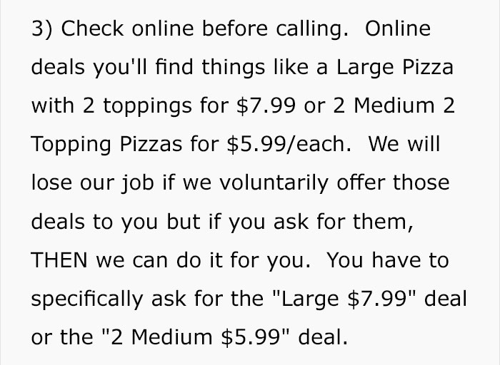 Top Pizza Chain Employee Thinks His Job Is Sh*t, Reveals 10 Secrets Pizza Companies Don't Tell You Top Pizza Chain Employee Thinks His Job Is Sh*t, Reveals 10 Secrets Pizza Companies Don't Tell You