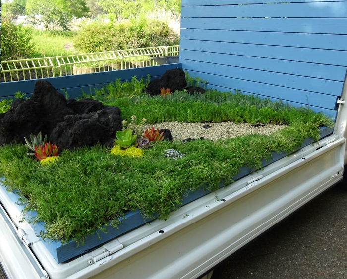 Minimalistic Truck Garden