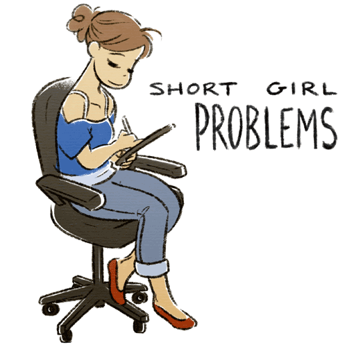 Artist Illustrates Tall & Short Girl Problems, And The Result Is Hilariously Relatable Artist Illustrates Tall & Short Girl Problems, And The Result Is Hilariously Relatable
