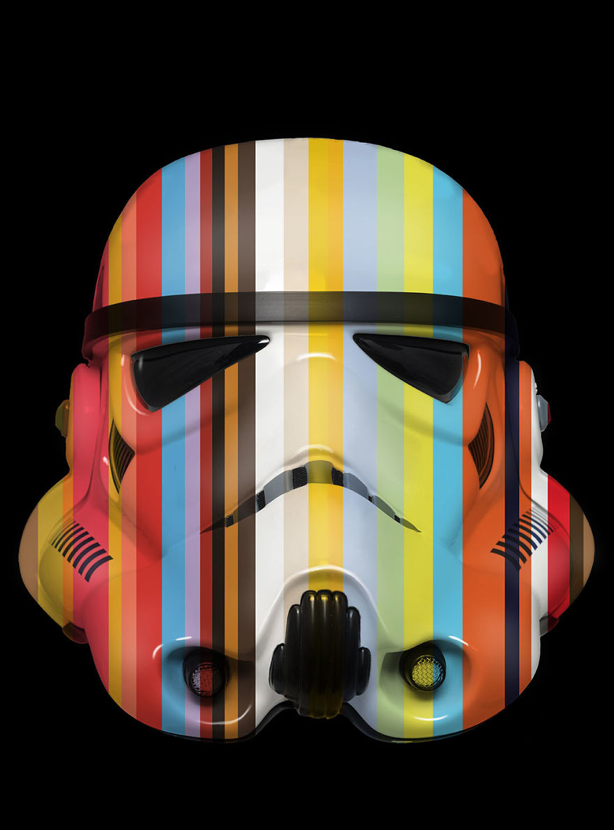 We Combinined Stormtrooper Helmets With A Variety Of Fun Themes Using Photoshop