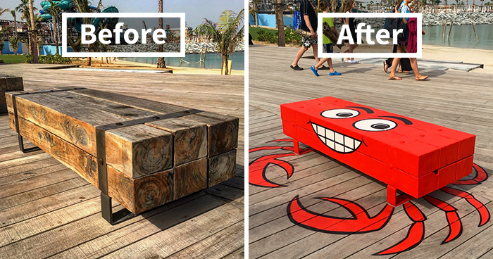 Es ist ein genialer Street Artist unterwegs und wir beten, dass er nicht gefasst wird