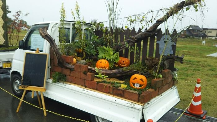 Fun Halloween Garden With The Most Seasonal Feeling