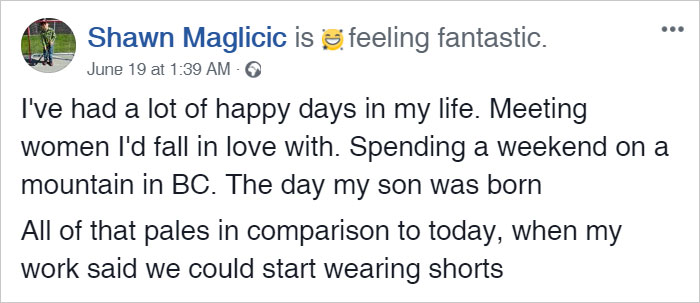 Happiest Day Of His Life