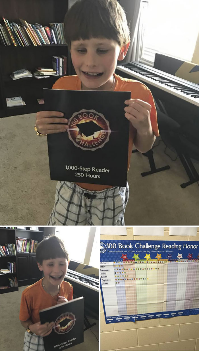 My Little Brother Just Became The Most Prolific Braille Reader In School History. He Doubled The Next Best Reader