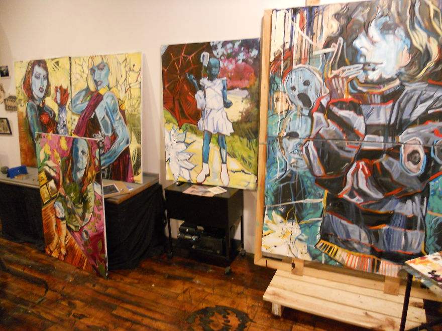 Looking Back At My Different Studio Spaces