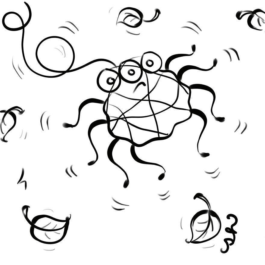 Silly Spiders Trying To Skate On Glass