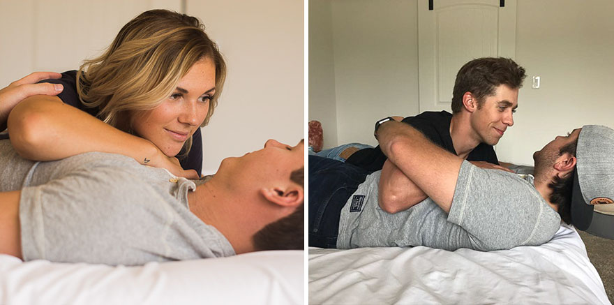 10+ Photos Of Bridal Party's Hilarious Attempt To Recreate Couple's Engagement Photos!