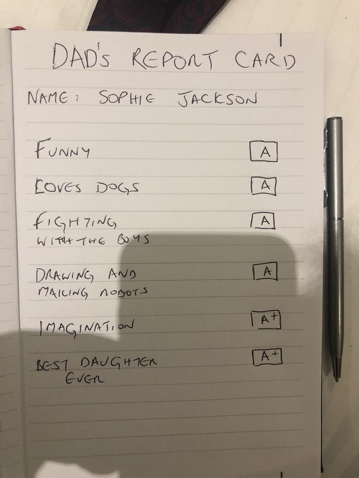 My Daughter Who Has ASD Received Straights Ds On Her Report Today. She Cried And Said “I’ve Let Everyone Down” This Is My Report Card For Her