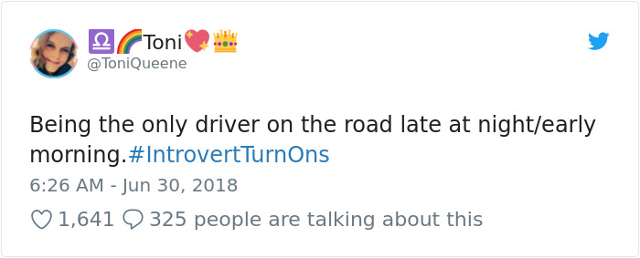 Things Turn Introverts On