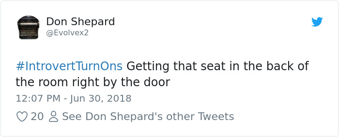 Things Turn Introverts On