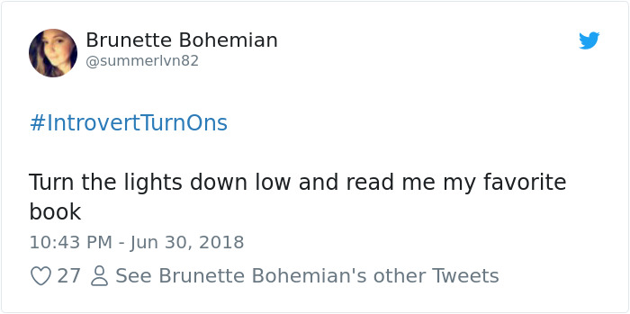 Things Turn Introverts On