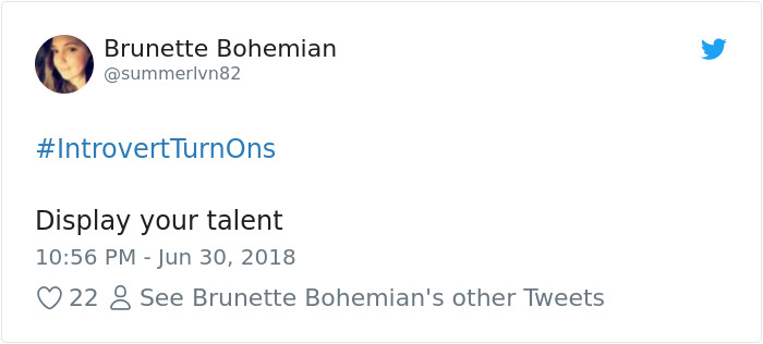 Things Turn Introverts On