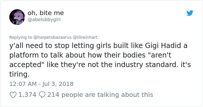 Bullies Told This Actress She Can't Feel Insecure Because 'She's Skinny', So She Delivers A Perfect Clapback