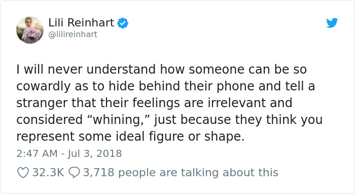 Bullies Told This Actress She Can't Feel Insecure Because 'She's Skinny', So She Delivers A Perfect Clapback