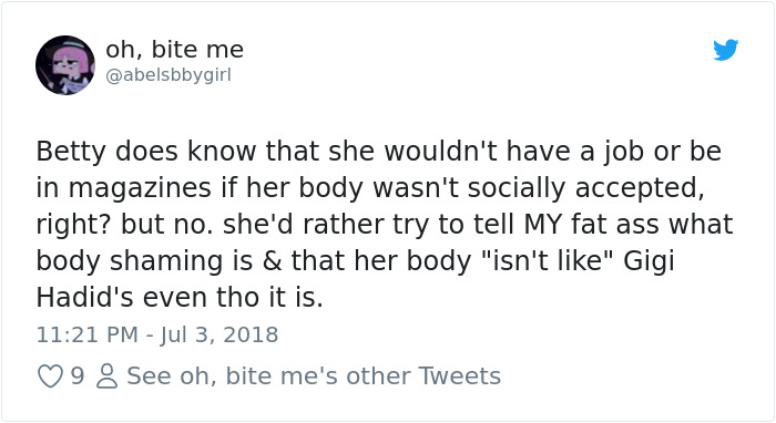 Bullies Told This Actress She Can't Feel Insecure Because 'She's Skinny', So She Delivers A Perfect Clapback