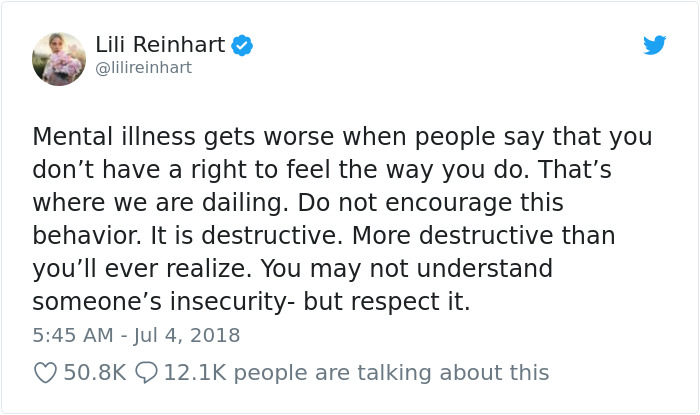 Bullies Told This Actress She Can't Feel Insecure Because 'She's Skinny', So She Delivers A Perfect Clapback