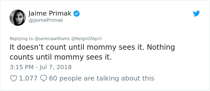 Serena Williams Tweets She Missed Her Daughter's First Steps, And Chrissy Teigen Comforts Her In The Best Way Possible Serena Williams Tweets She Missed Her Daughter's First Steps, And Chrissy Teigen Comforts Her In The Best Way Possible