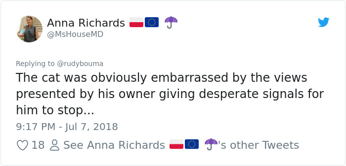 The Way This Polish Academic 'Reacts' When Cat Interrupts His Serious Interview Amuses The Internet The Way This Polish Academic 'Reacts' When Cat Interrupts His Serious Interview Amuses The Internet