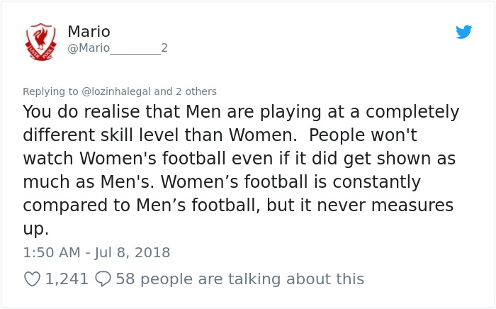 Feminist Accuses FIFA Of Sexism For Paying Men 8x More Than Women In World Cup, Gets Shut Down In Best Way Feminist Accuses FIFA Of Sexism For Paying Men 8x More Than Women In World Cup, Gets Shut Down In Best Way