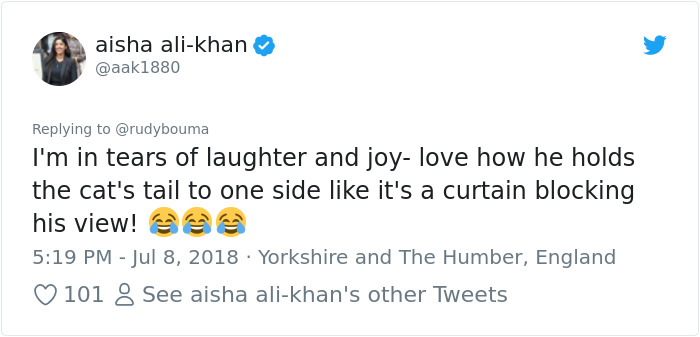 The Way This Polish Academic 'Reacts' When Cat Interrupts His Serious Interview Amuses The Internet