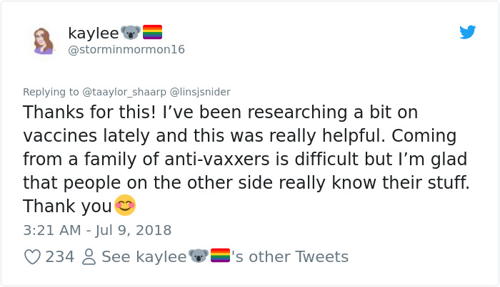 Girl Goes Viral On Twitter For Delivering All The Real Facts About Vaccines And People Can't Thank Her Enough Girl Goes Viral On Twitter For Delivering All The Real Facts About Vaccines And People Can't Thank Her Enough